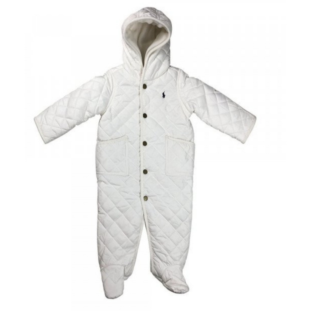 Ralph LaurenBaby Quilted One Piece Snowsuit
